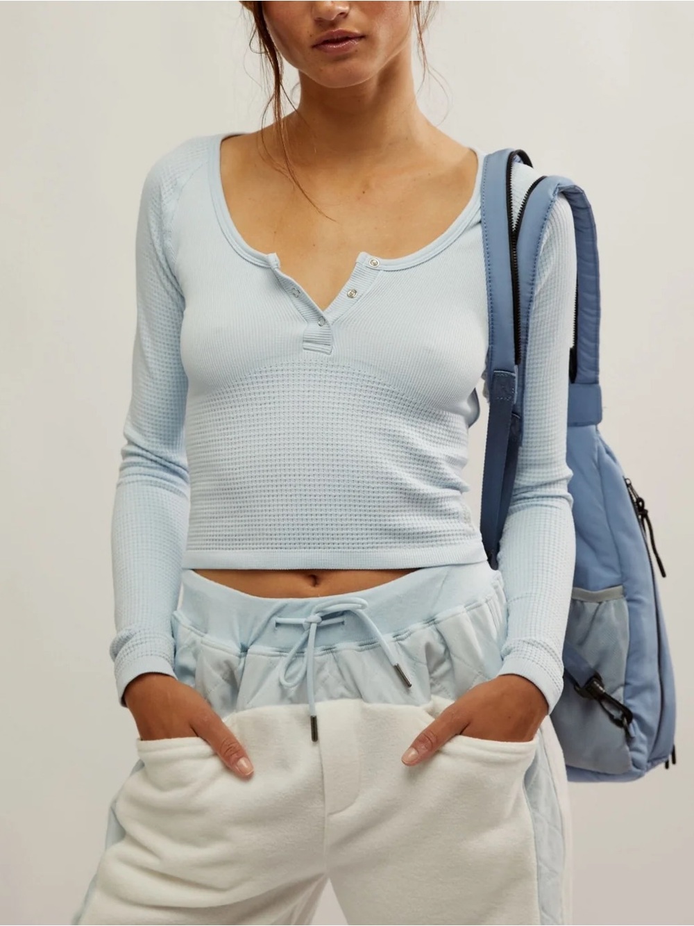 Free People Movement Bail Out Long Sleeve Layer Shirt